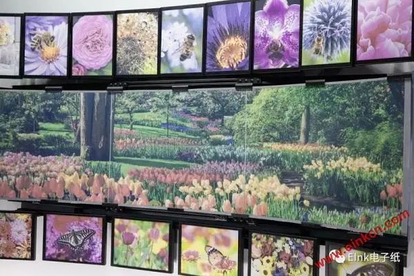 電子墨水螢幕海報牆
