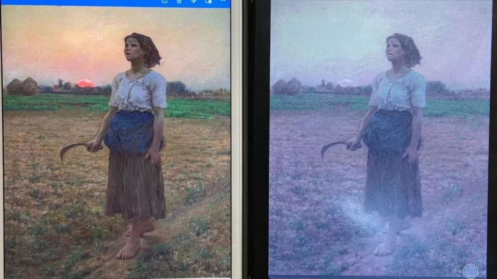 Boox Nova3 Color 與 iPad Mini 的對比

顏色對比